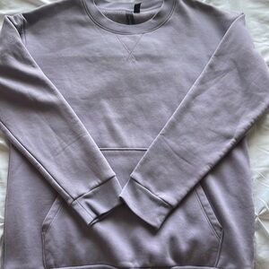 costco crewneck, medium, purple